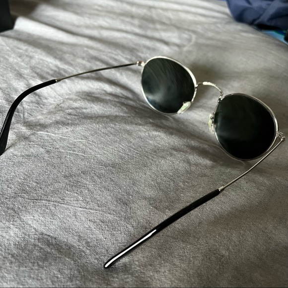 Ray-Ban Round Metal Silver Flash RB3447 Mirror - Picture 5 of 7